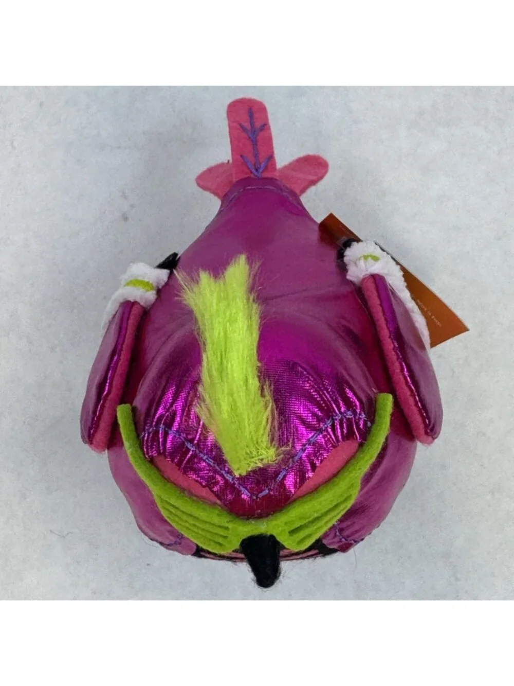 Hyde & Eek! Glitter Featherly Friends Halloween Bird 80's Skeleton Neon Pink NEW